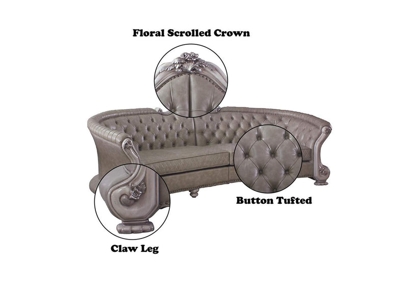 58170 Dresden Sofa with 5 Pillows