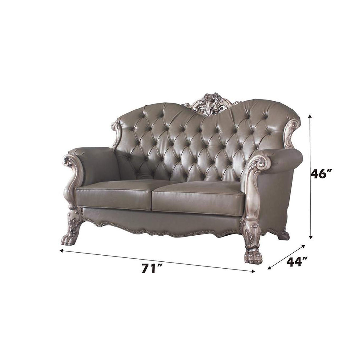 58176 Dresden Loveseat with 3 Pillows