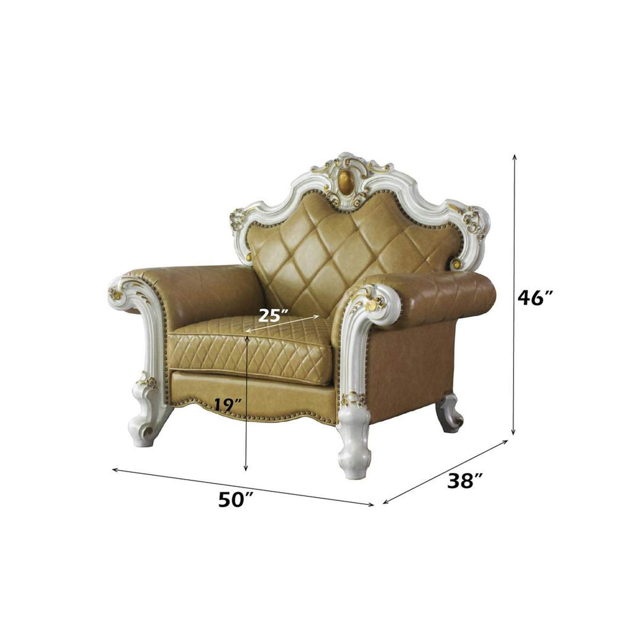 58212 Picardy Chair with Pillow