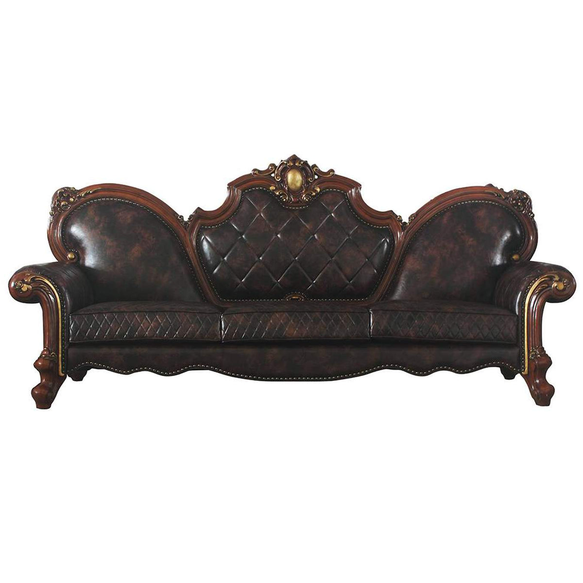 58220 Picardy Oversized Sofa with 5 Pillows