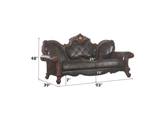 58221 Picardy Sofa with 3 Pillows