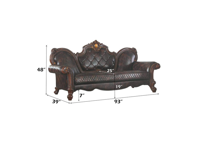 58221 Picardy Sofa with 3 Pillows