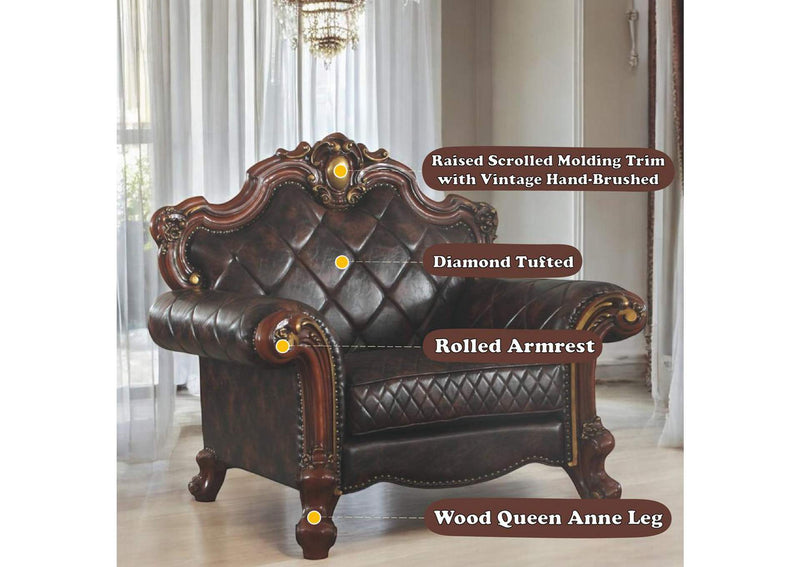 58222 Picardy Chair with Pillow