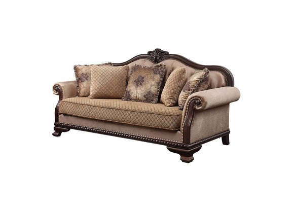 58265 Chateau De Ville Sofa with 5 Pillows - Same Lv01588