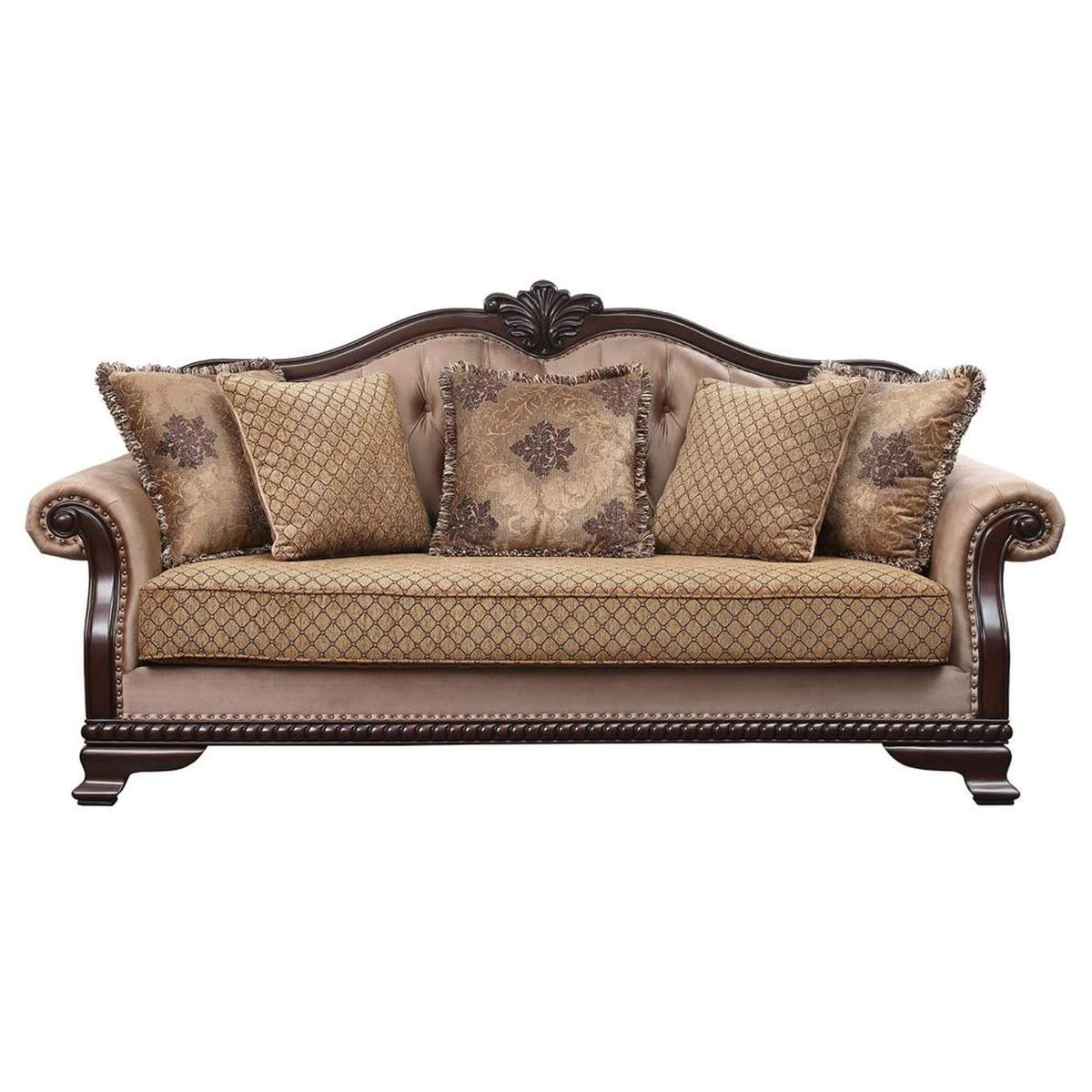 58265 Chateau De Ville Sofa with 5 Pillows - Same Lv01588