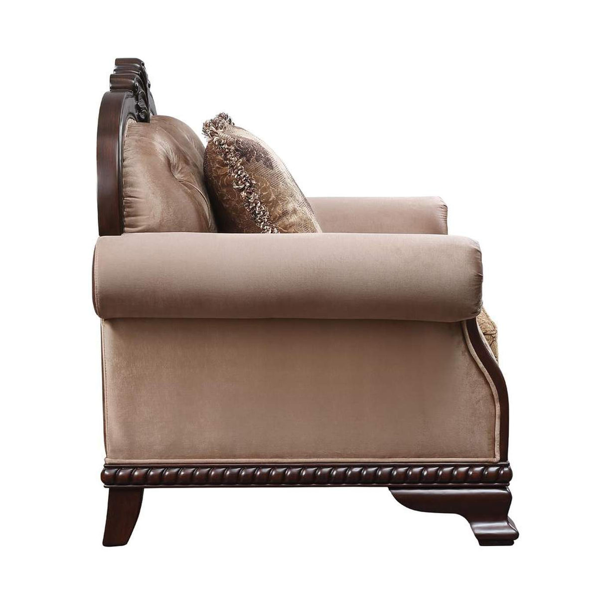 58266 Chateau De Ville Loveseat with 3 Pillows - Same Lv01589