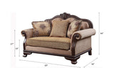 58266 Chateau De Ville Loveseat with 3 Pillows - Same Lv01589