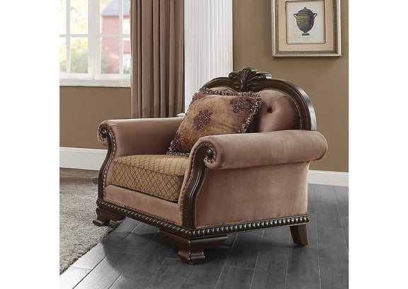 58267 Chateau De Ville Chair with Pillow - Same Lv01590