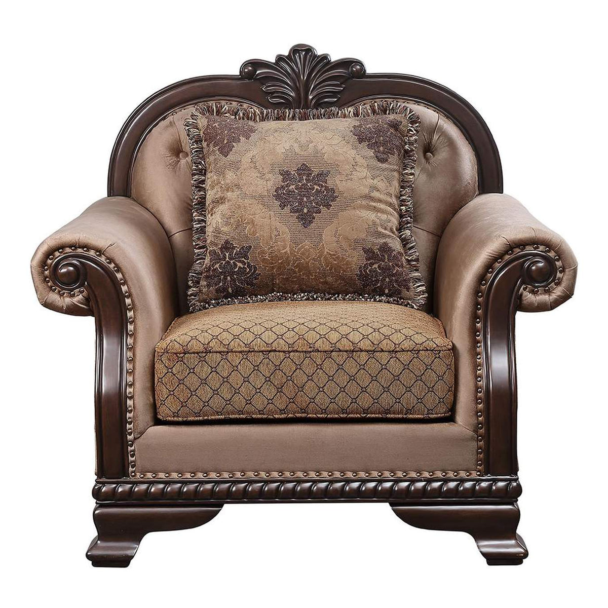58267 Chateau De Ville Chair with Pillow - Same Lv01590
