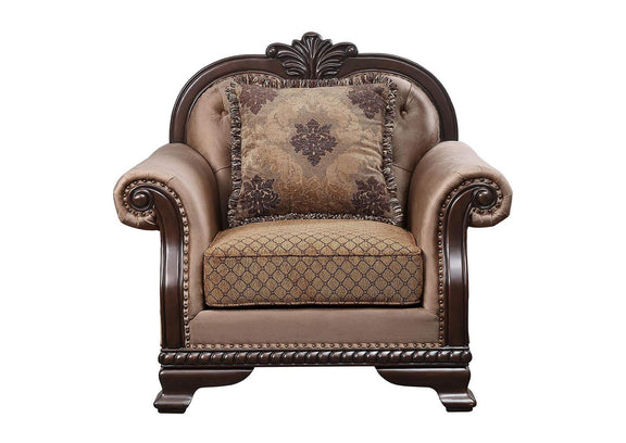 58267 Chateau De Ville Chair with Pillow - Same Lv01590