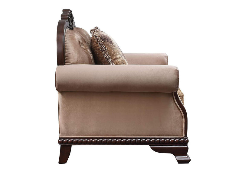 58267 Chateau De Ville Chair with Pillow - Same Lv01590