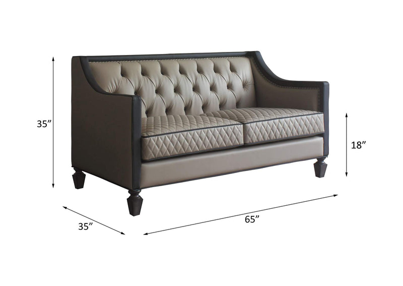 58816 House Beatrice Loveseat with 3 Pillows