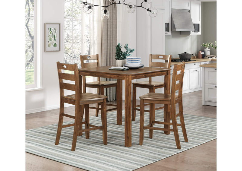 5891-36 Stowe 5 Piece Counter Height Set