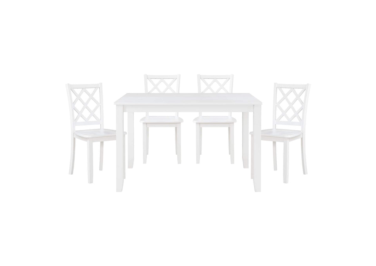 5892WT Astoria 5 Piece Dinette Set