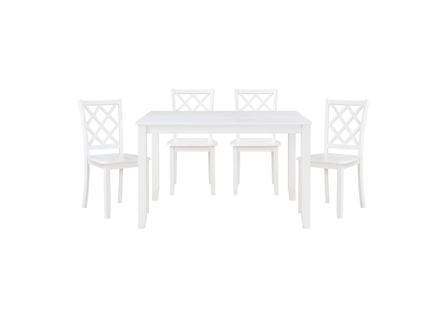 5892WT Astoria 5 Piece Dinette Set