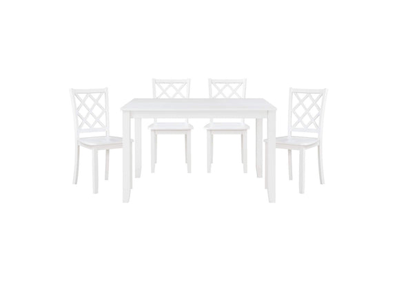 5892WT Astoria 5 Piece Dinette Set