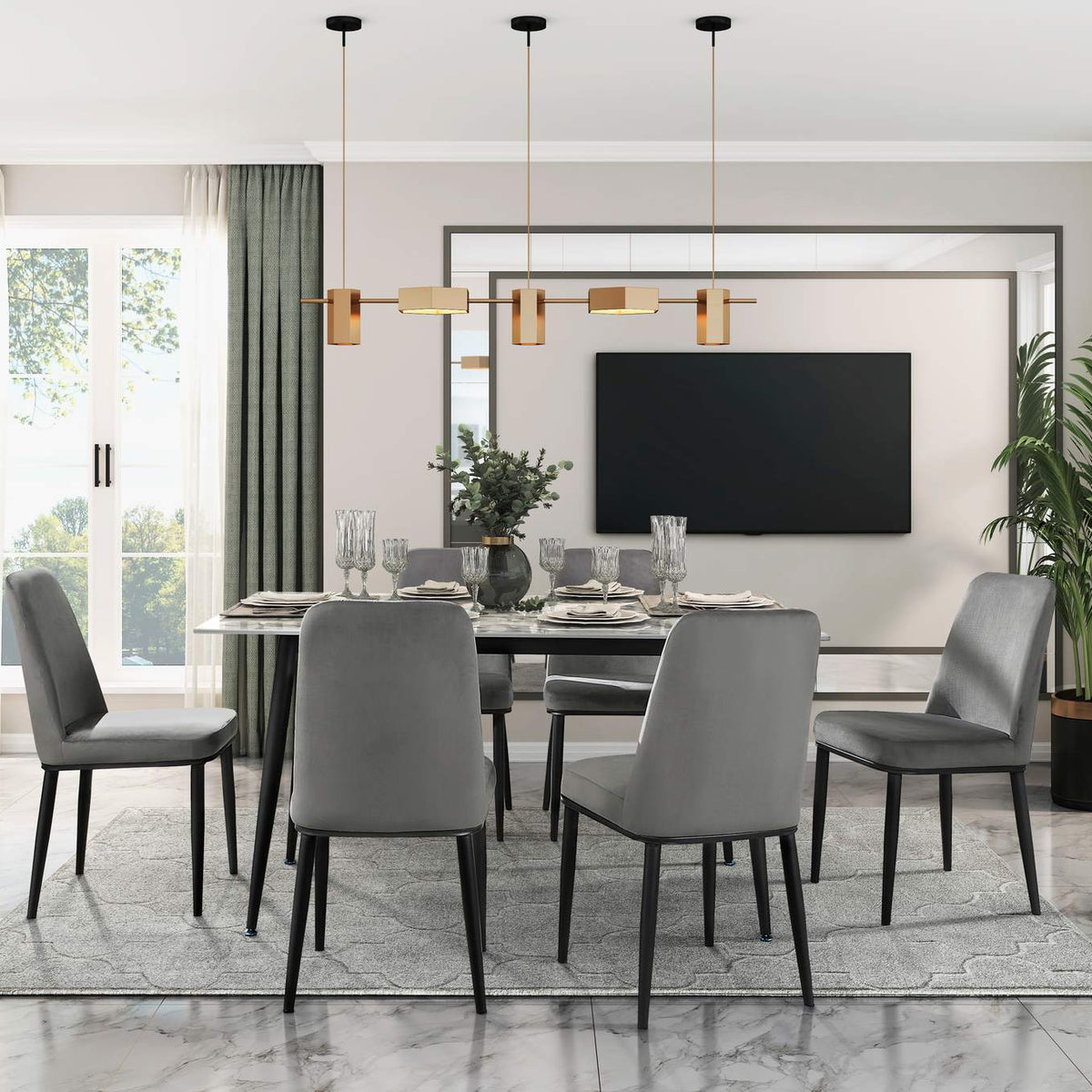 5909GYS Salerno Side Chair
