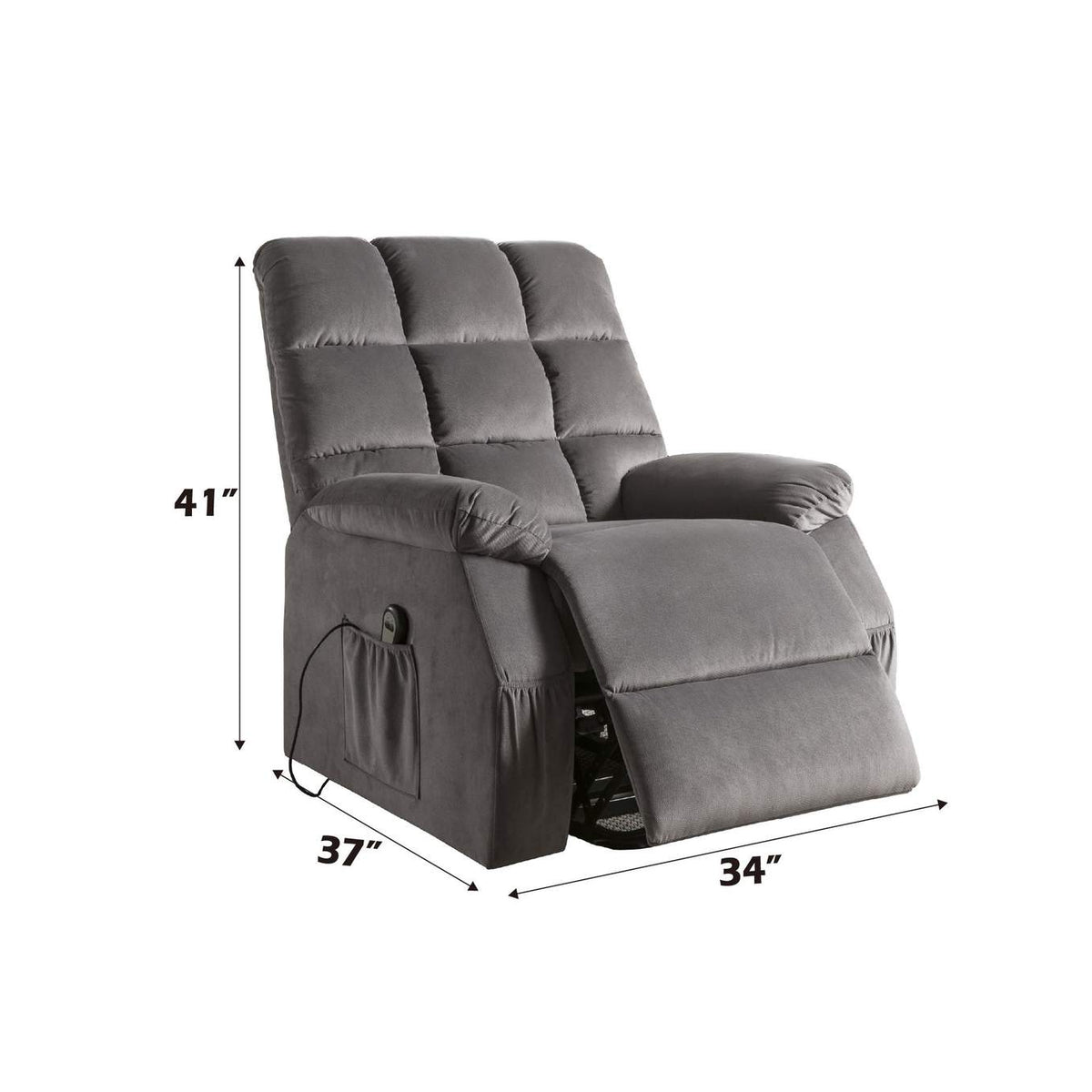 59263 Ipompea Recliner with Power Lift and Massage
