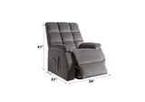 59263 Ipompea Recliner with Power Lift and Massage