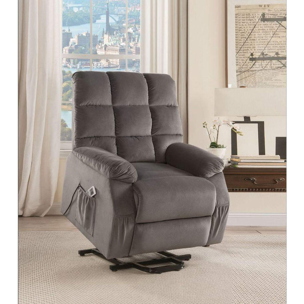 59263 Ipompea Recliner with Power Lift and Massage
