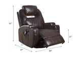 59278 Waterlily Motion Rocker Recliner with Swivel
