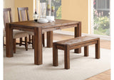 3F4191 Meadow Solid Wood Bench In Brick Brown
