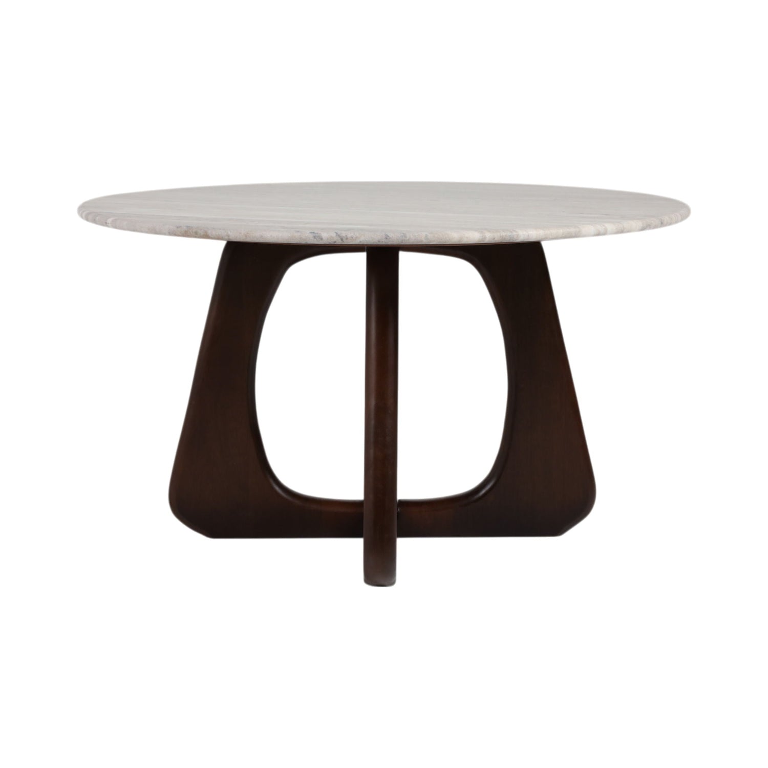 Marble Top Cofee Table - Beige / Brown