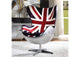 59835 Brancaster British Flag Accent Chair with Swivel