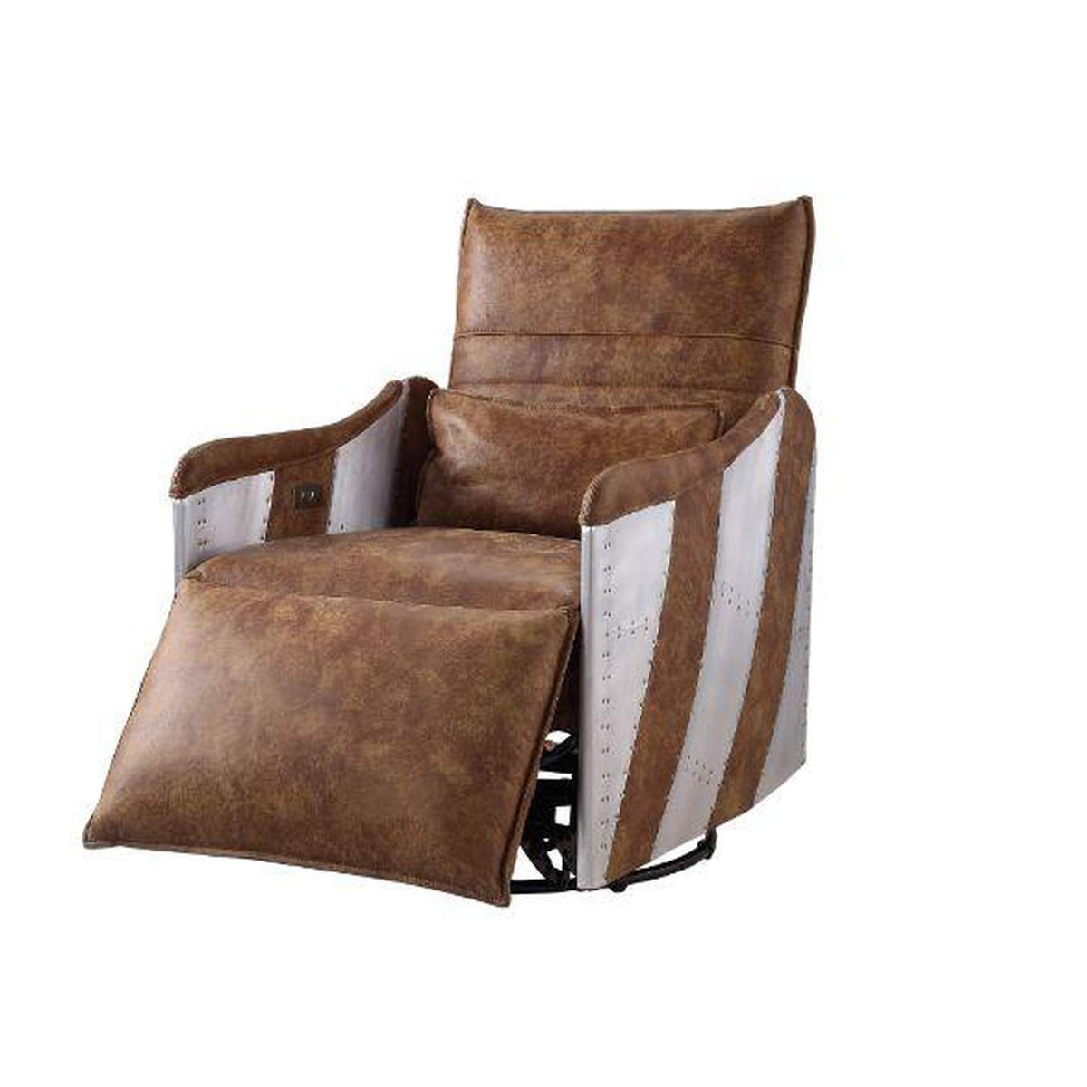 59942 Qalurne Power Motion Recliner with Swivel