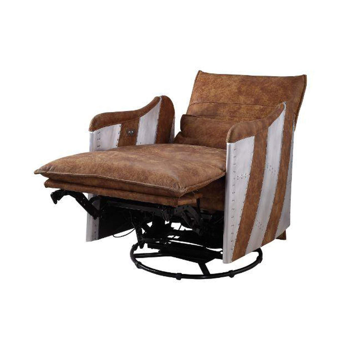59942 Qalurne Power Motion Recliner with Swivel