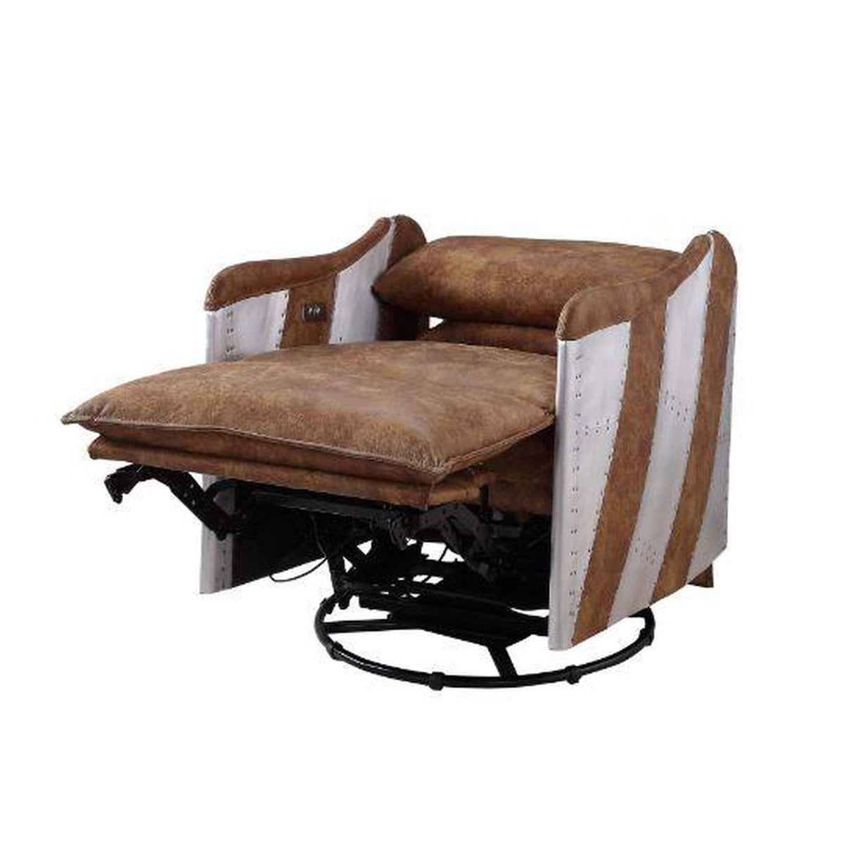 59942 Qalurne Power Motion Recliner with Swivel