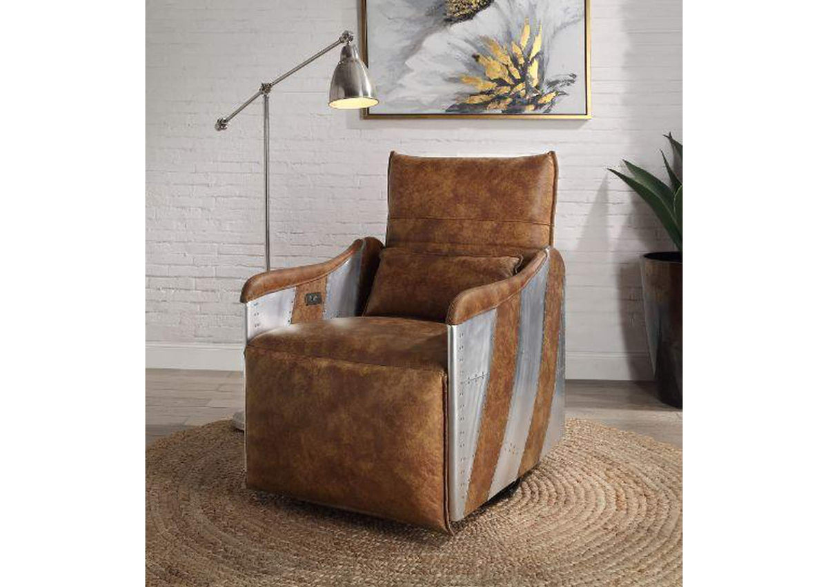 59942 Qalurne Power Motion Recliner with Swivel