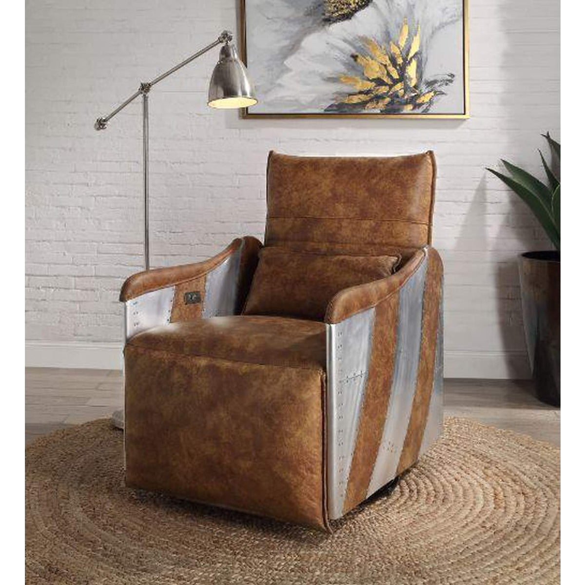 59942 Qalurne Power Motion Recliner with Swivel