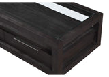 AZU521 Oxford Two Drawer Rectangular Coffee Table In Basalt Grey