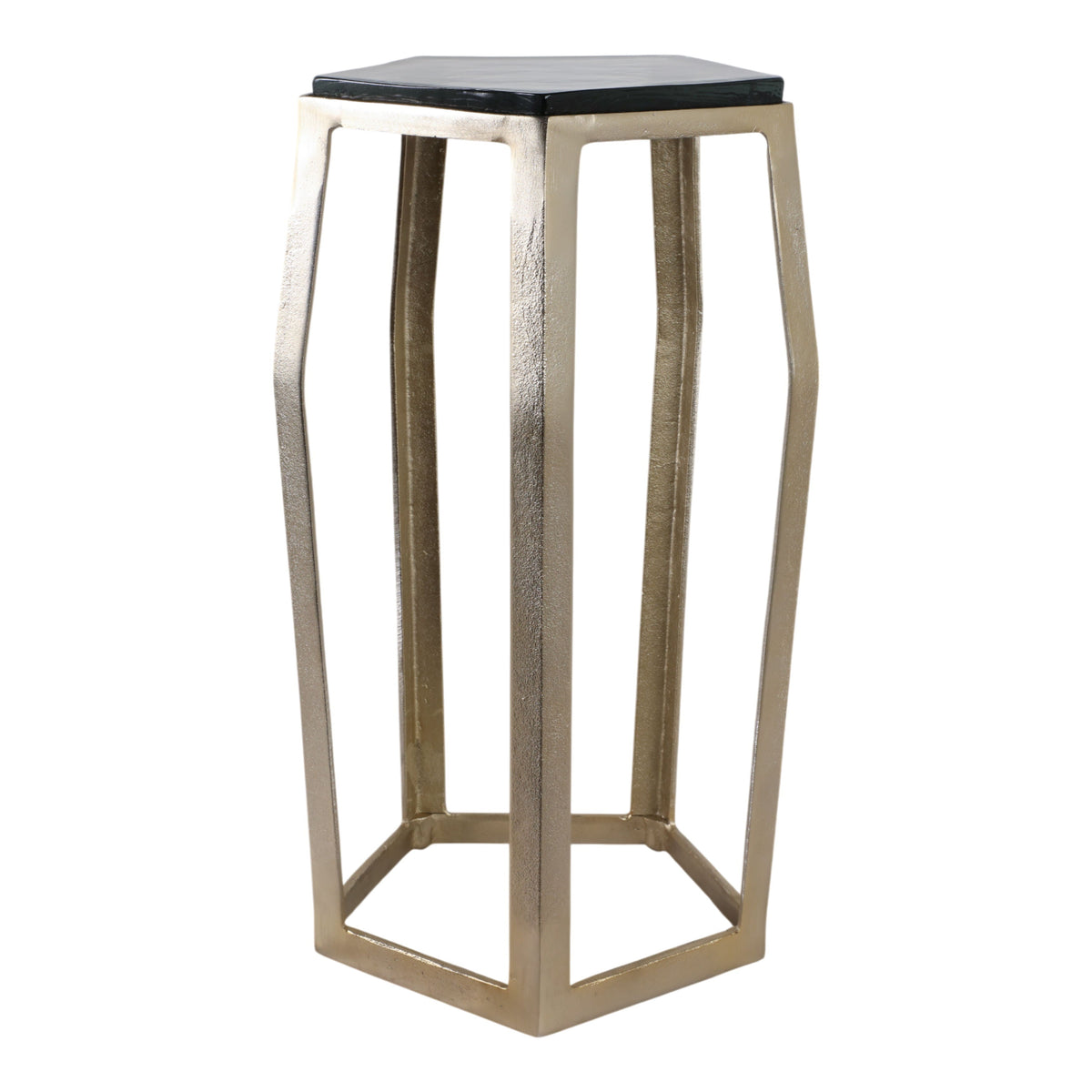 Hettinger Large Accent Table - Gold / Black