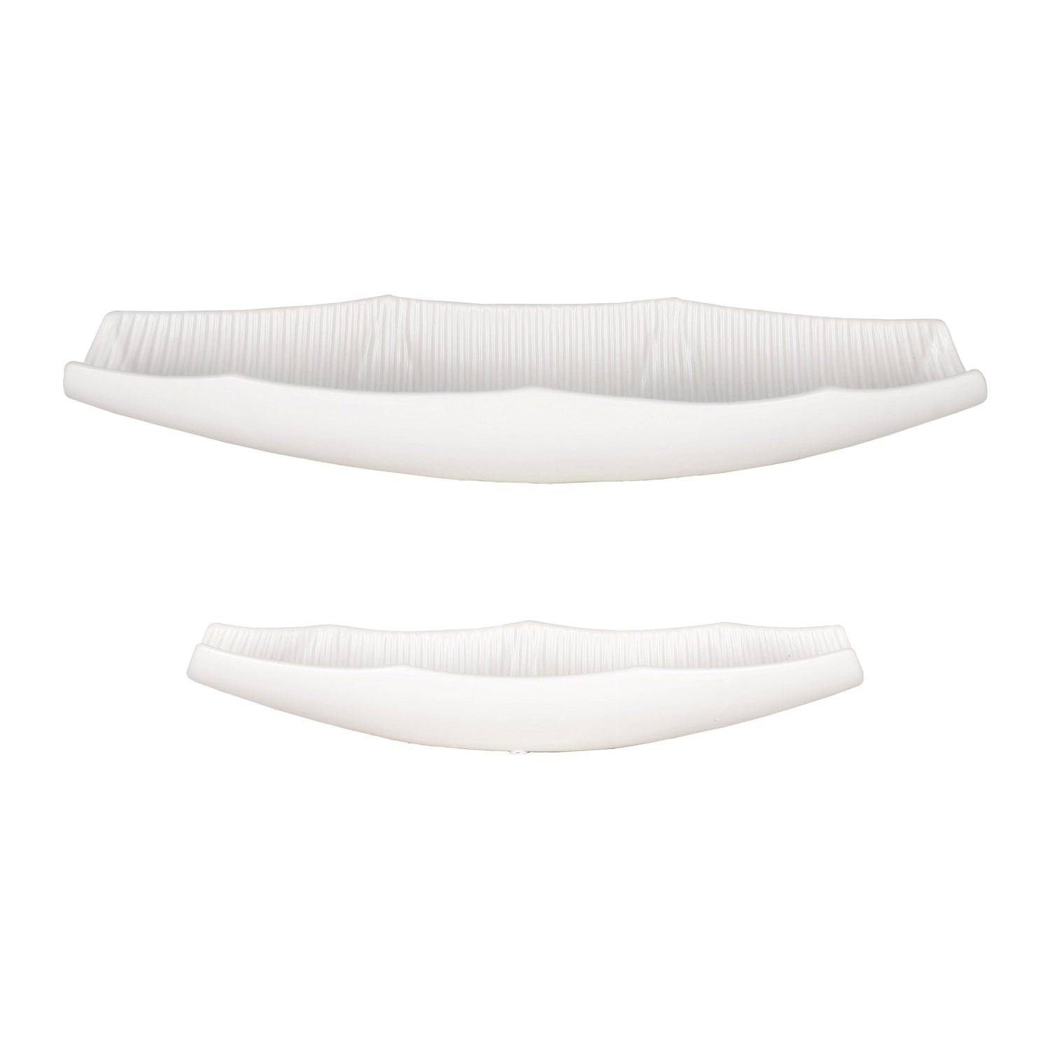 15" / 20" Salzburg Bowls (Set of 2) - White