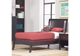 NV23L4 Nevis Wood Sleigh Bed In Espresso