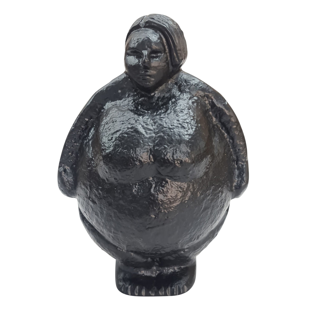 Metal 5" Full Figured Woman - Black