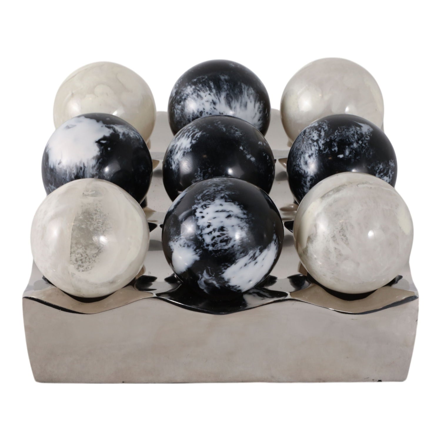 Goshen Tic-Tac-Toe Game - Silver