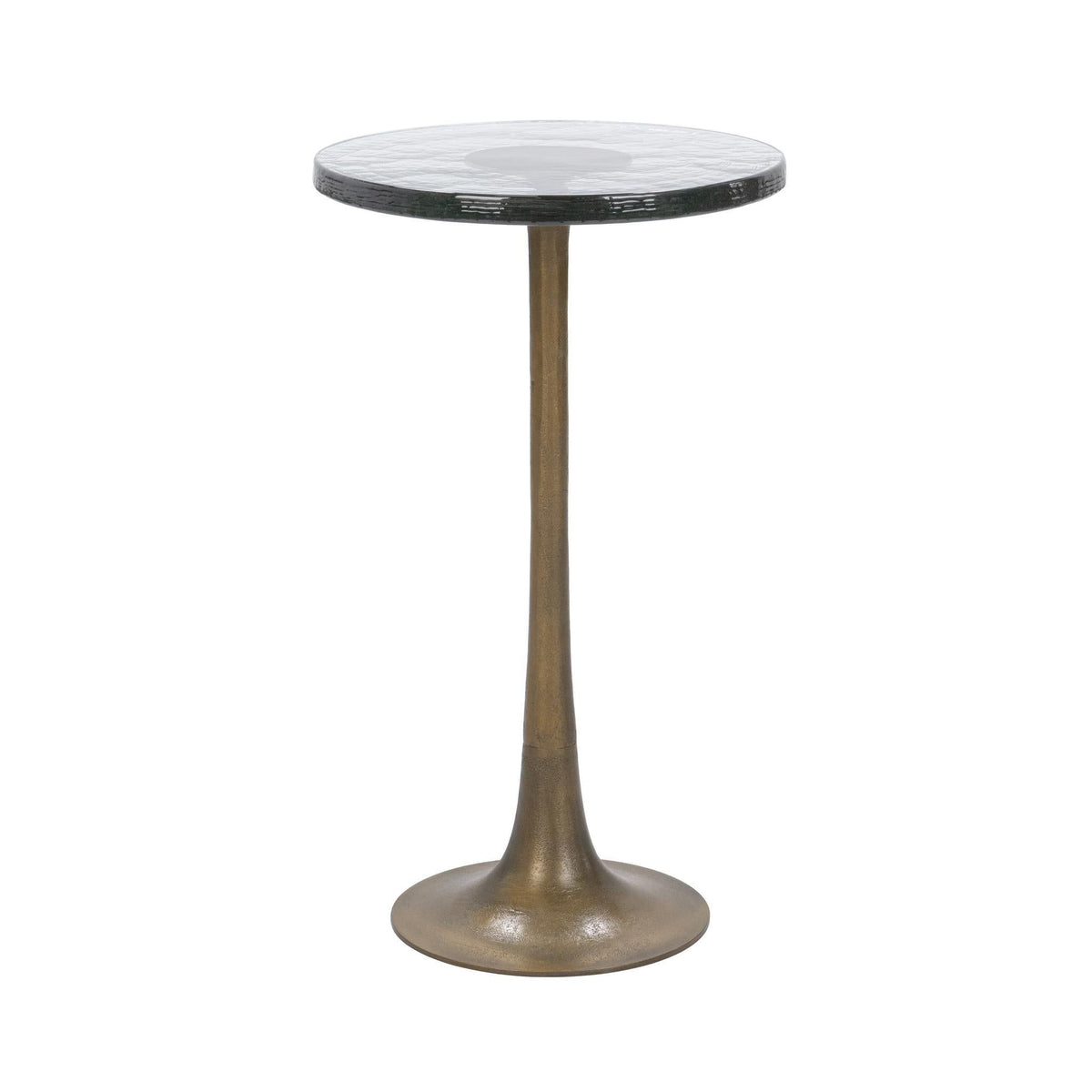 Fabiana - Round Accent Table - Brass