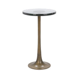 Fabiana - Round Accent Table - Brass