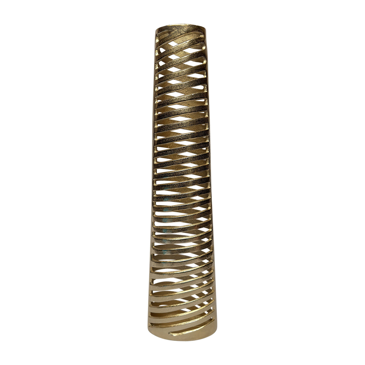 Metal 36" Channing Small Vase - Gold
