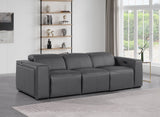 1224 - 3-Piece Modular Power Reclining Sofa In With 3 Power Recliners & Power Headrests