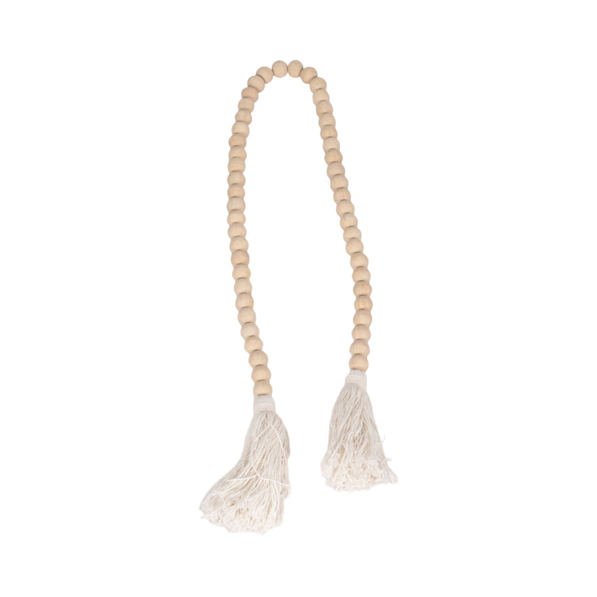 Wood 45" Beads - Natural