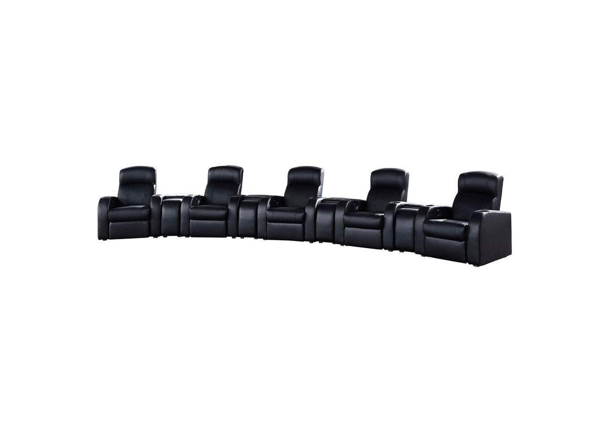 Cyrus 9-piece Upholstered Home Theater Seating