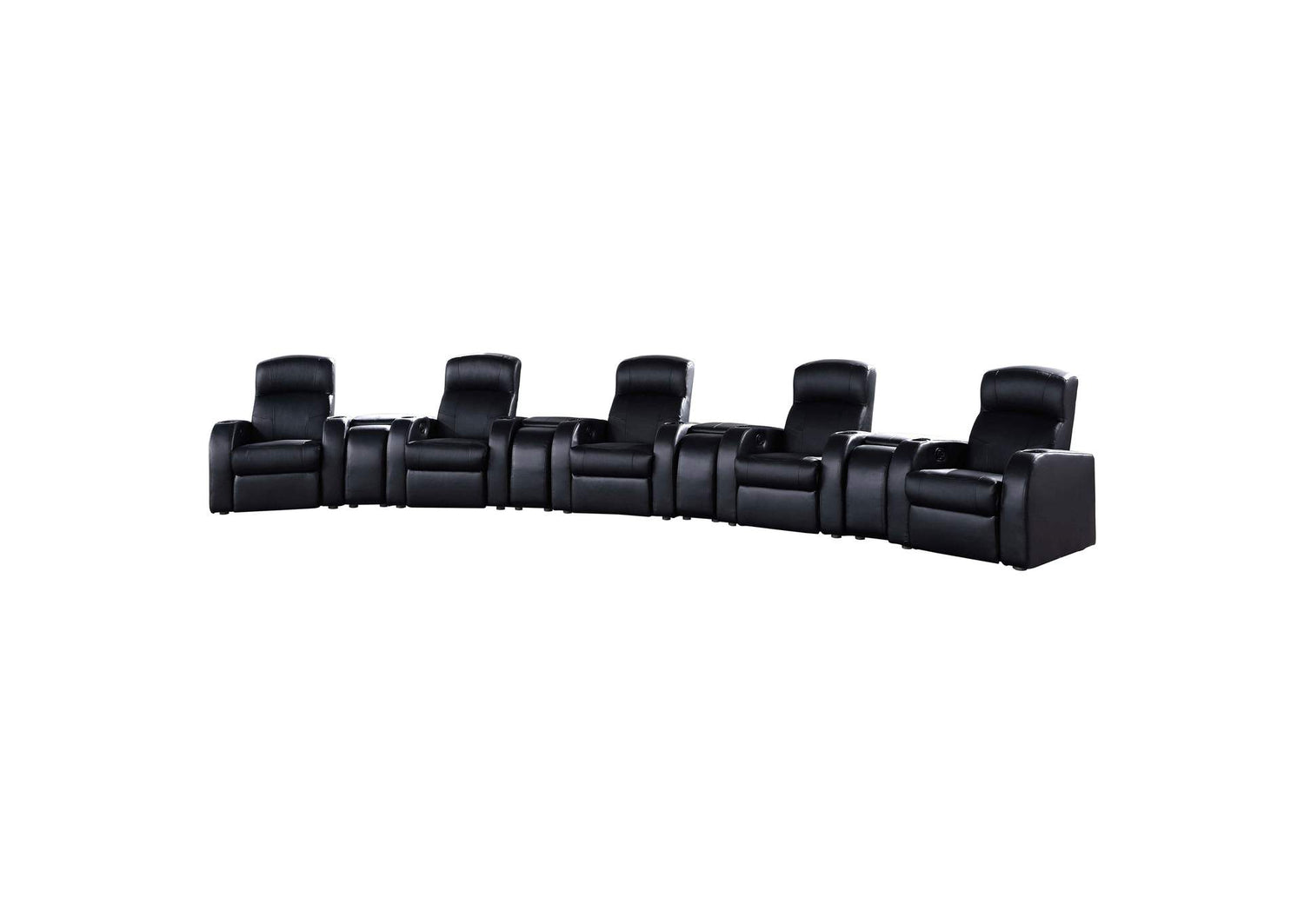 Cyrus 9-piece Upholstered Home Theater Seating