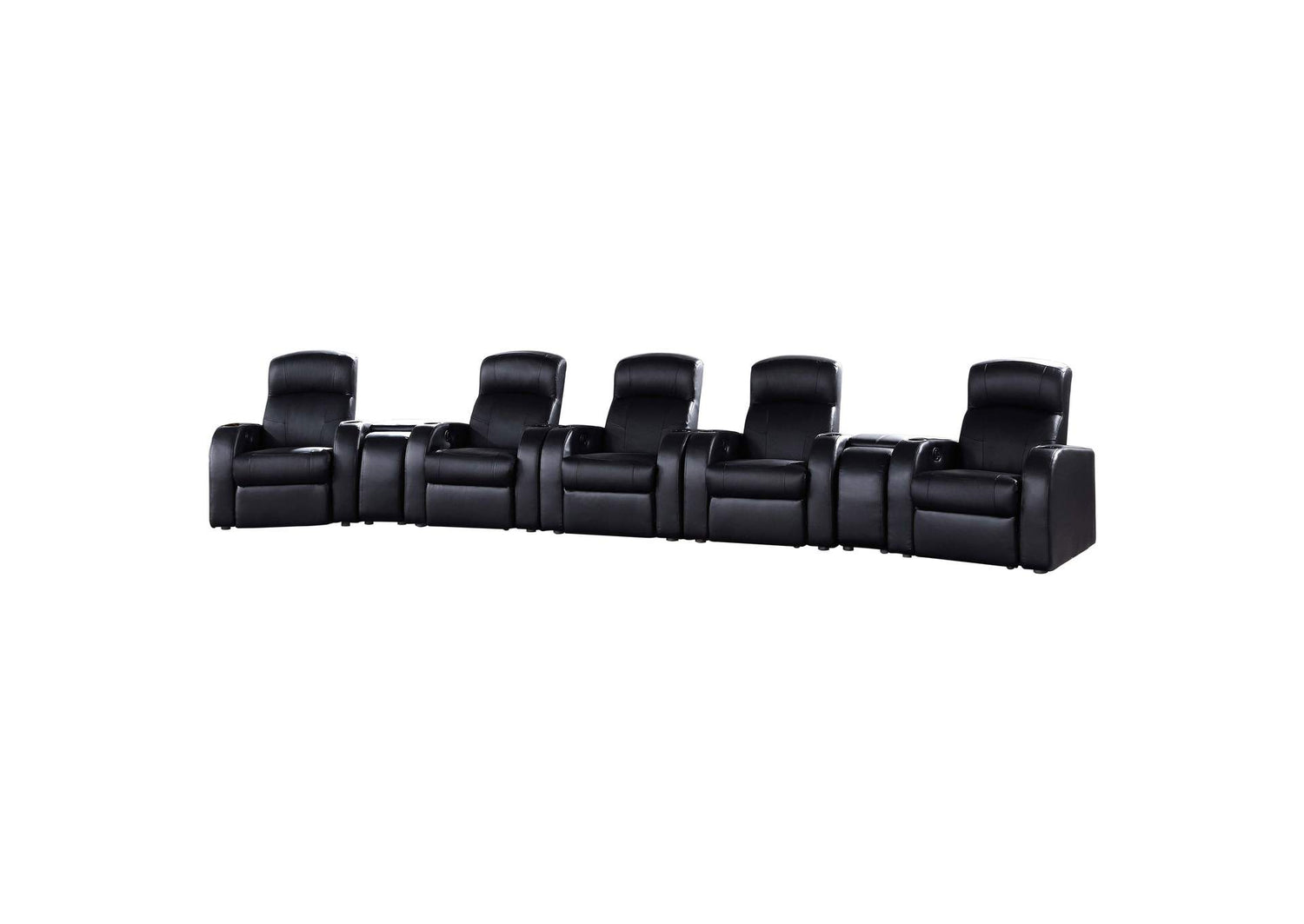 Cyrus 7-piece Upholstered Home Theater Seating