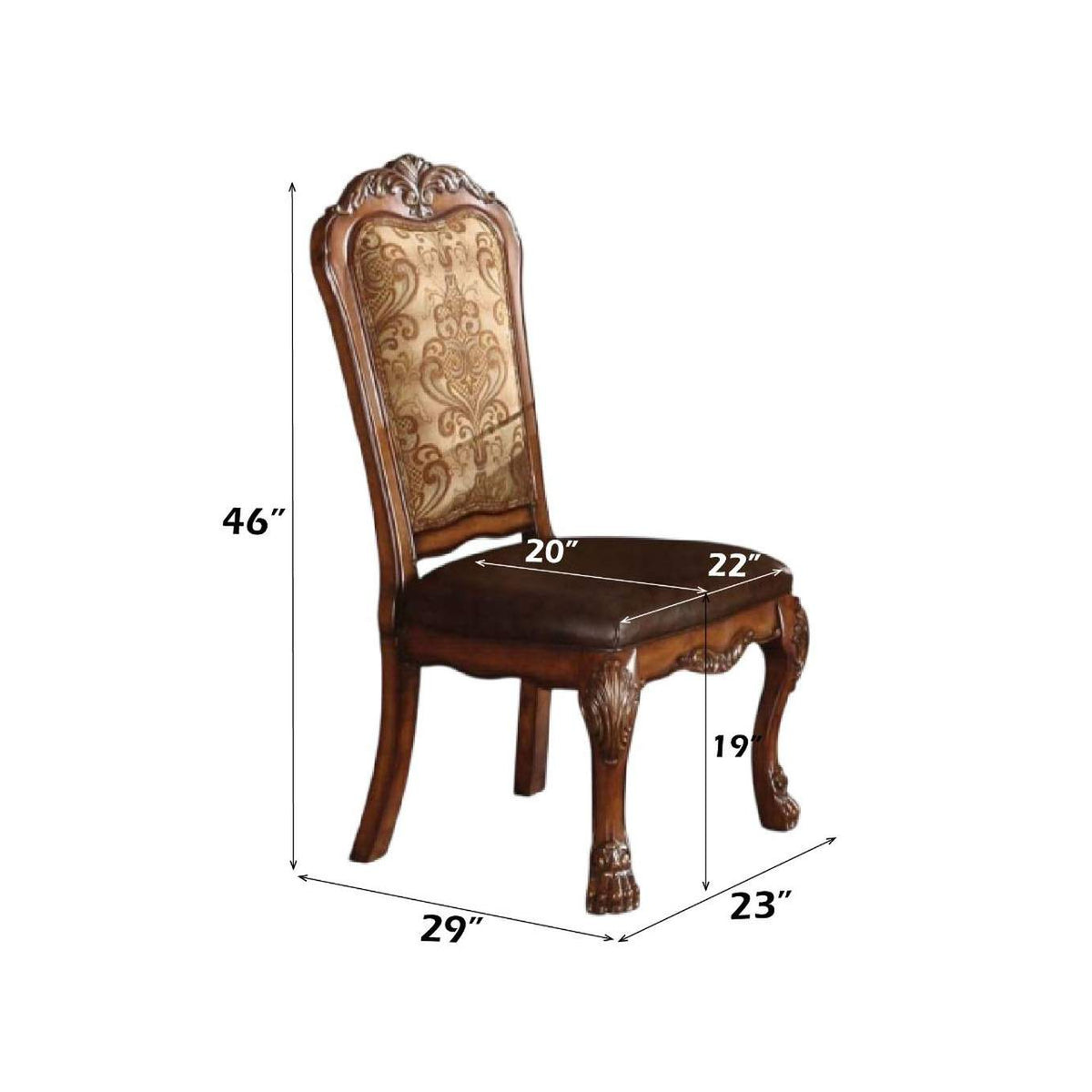 60012 Dresden Side Chair - Set of 2