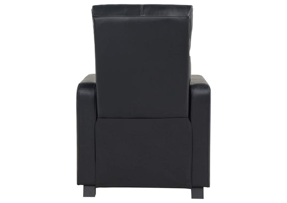 600181-S4B Toohey Upholstered Tufted Recliner Living Room Set Black
