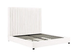 TOV-B68251 Arabelle White Velvet Queen Bed
